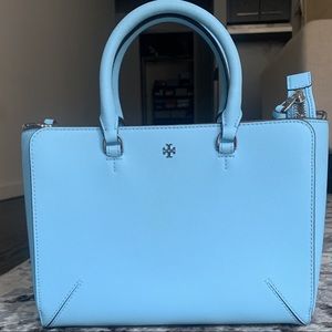 Tory Burch Small Robinson Zip Top Handle Bag